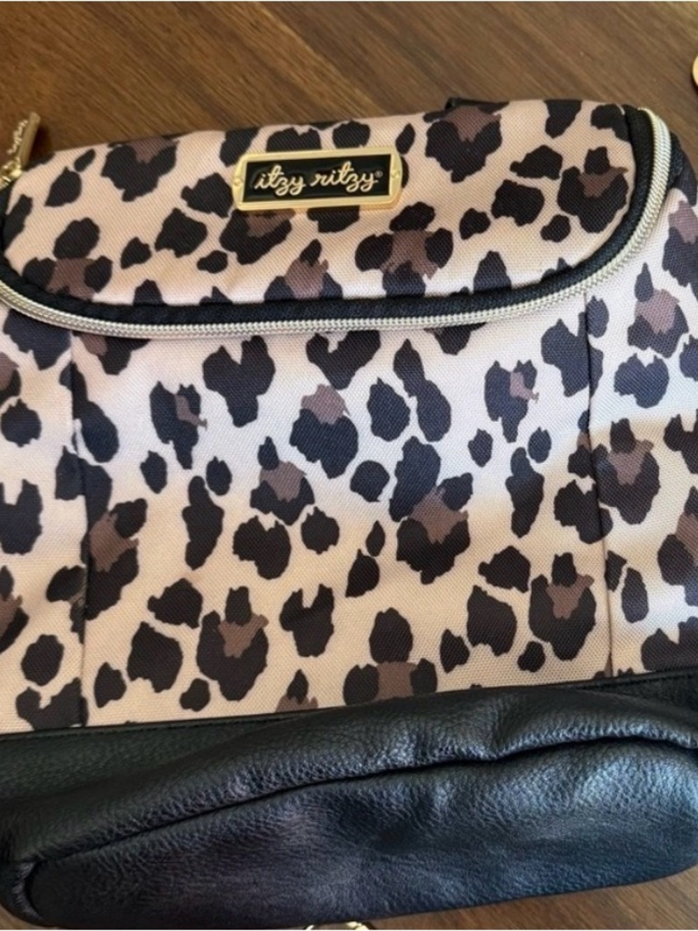 Itzy Ritzy Leopard Print Bottle Cooler Bag